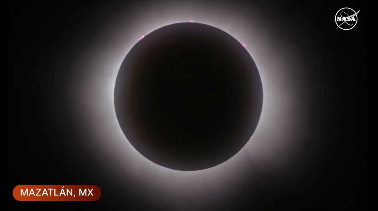 Así se vio en Mazatlán el eclipse solar en su punto máximo