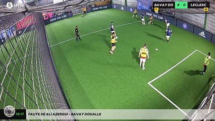 Faute de Ali AZERGUI - BAVAY DOUALLE