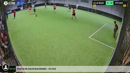 Faute de Colin Giacomini  - FC CAZ