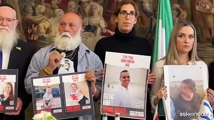 A Roma le famiglie degli ostaggi israeliani, Katz vede Piantedosi
