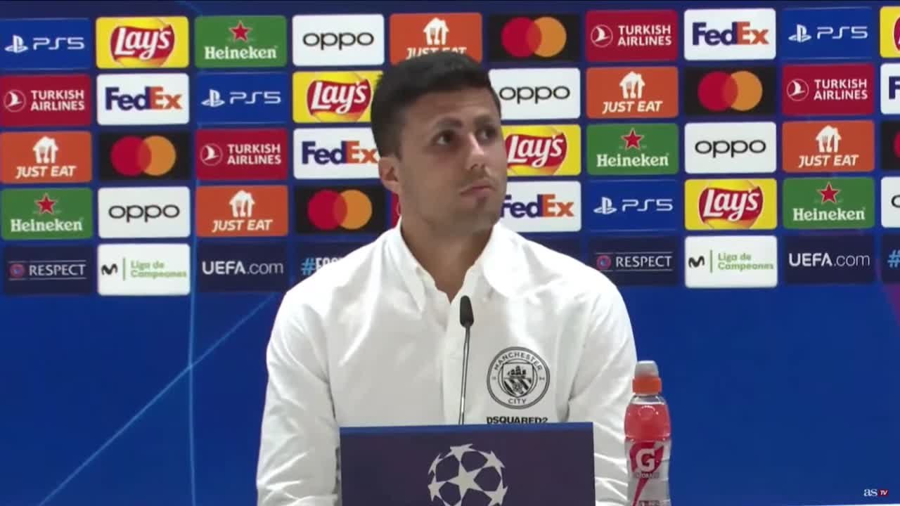 Rueda de prensa de Rodri