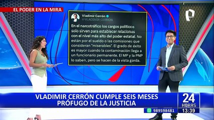 Vladimir Cerrón lleva 6 meses prófugo de la justicia