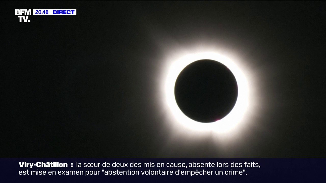 Une éclipse totale observée en Amérique du Nord