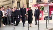 Los reyes Felipe y Letizia, junto al Rey Juan Carlos, recuerdan a Fernando Gómez Acebo