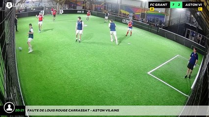 Faute de Louis Rouge Carrassat - ASTON VILAINS
