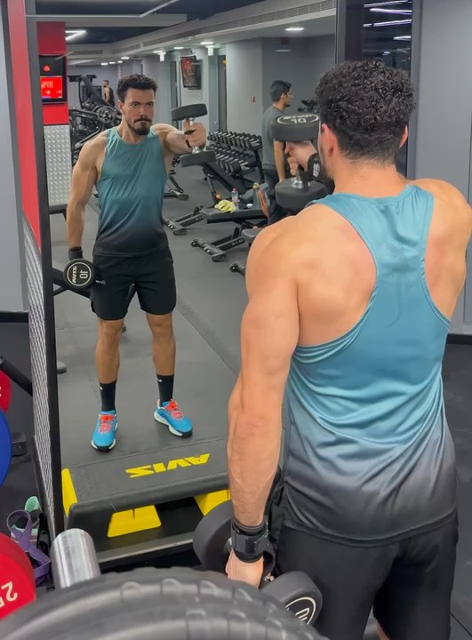 DUMBBELL FRONT RAISES
