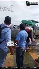 GRAVE ACCIDENTE DE TRANSITO INVOLUCRA A TRES VEHÍCULOS; VARIAS PERSONAS RESULTARON HERIDAS