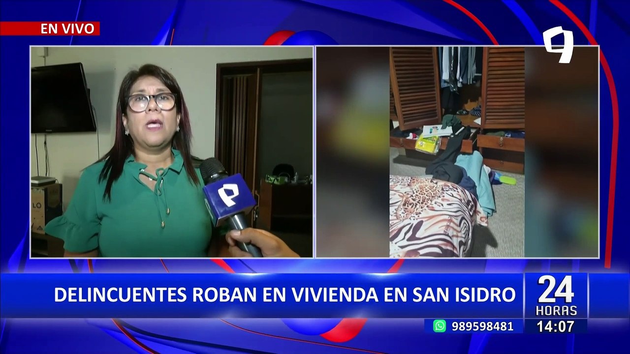 San Isidro: Delincuentes ingresan a vivienda y se llevan 80 mil dólares en objetos de valor