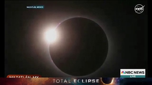Tam güneş tutulması Meksika'dan izlendi!