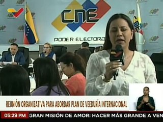 CNE avanza en la organización del "Plan de Veeduría Internacional" para las elecciones del 28-J