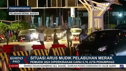 ASDP Catat 167.701 Pemudik Menyebrang dari Merak ke Bakauheni, Naik 5 Persen dari Tahun 2023