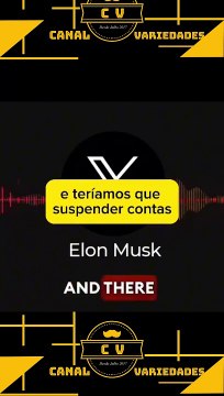 Elon Musk acabou de dizer que recebeu ordens de Alexandre de Moraes para suspender contas de parlamentares e jornalistas,
