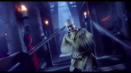 The final battle between Jet Li and the traitorThe New Legend Of Shaolin