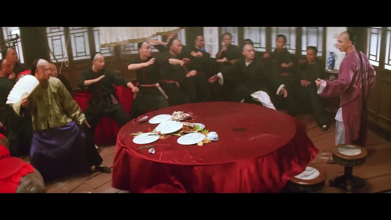 藍光李連杰在三笑樓遭遇重兵埋伏 黃飛鴻之三：獅王爭霸  Jet Li was ambushed in Sanxiaolou  Once Upon a Time in China III