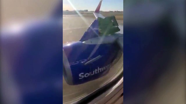 ext-Video- Momentos de pánico vivieron pasajeros de avión cuando se desprendió parte de fusela-080424