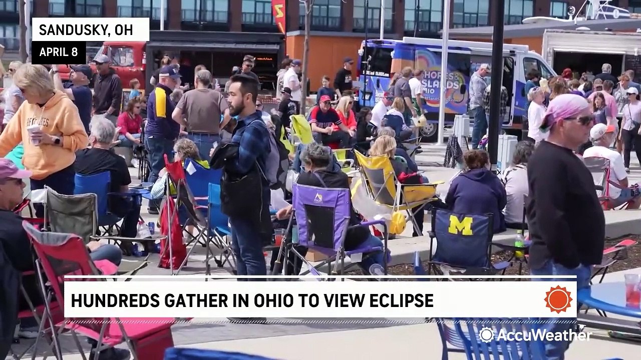 Clouds cooperate for great eclipse viewing in Ohio