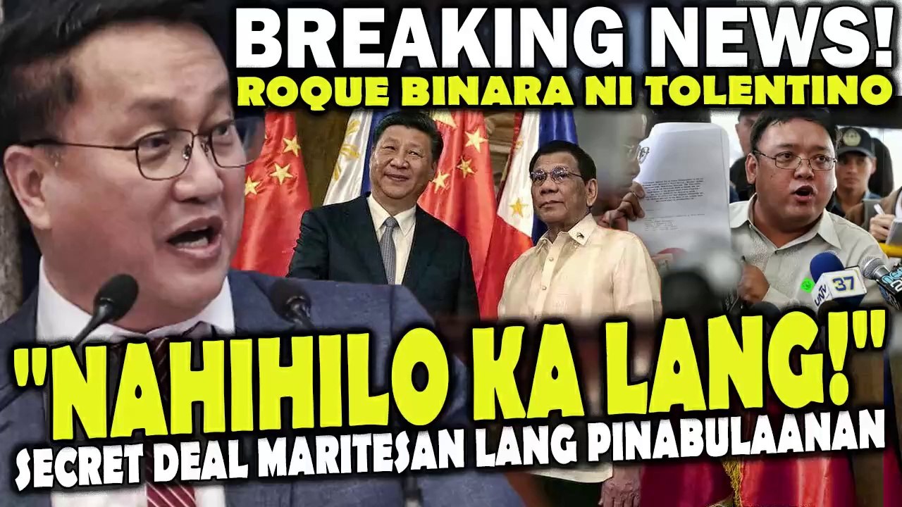 Just IN! "NAHIHILO ka lang yata!" Roque BINARA ni Tolentino. "Secret deal" pinabulaanan.