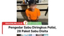 Pengedar Sabu Di Kampung Dalam Diringkus Polisi, 28 Paket Sabu Disita