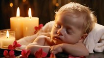 Baby falls asleep after 3 minutes of listening to music, gentle lullaby