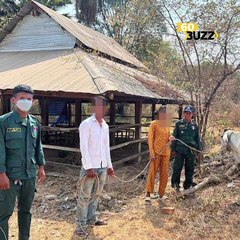 រ៉ឺម៉កដឹកគោ១ក្បាល បើកចេញពីចម្ការស្វាយចន្ទី លុះឃាត់សួរនាំ បែកធ្លាយបន្តបន្ទាប់៤នាក់