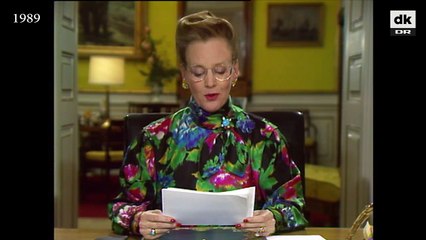 44 nytårstaler på 10 minutter: Se klip fra alle dronningens nytårstaler |2016| DR