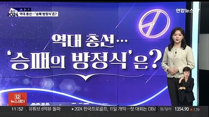 희비 엇갈린 역대 총선…'승패의 방정식'은?