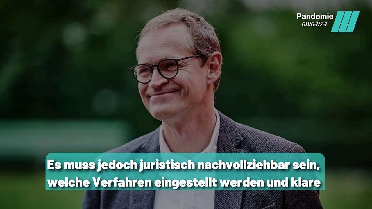 Maßnahmen während der Pandemie: Müller spricht sich für Amnestie aus