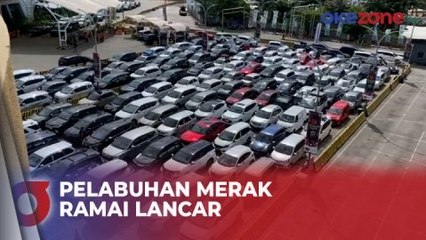 Pelabuhan Merak Terpantau Ramai Lancar di H-1 Lebaran 2024
