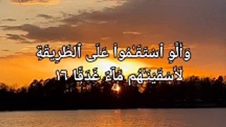 Surah Al Jinn Verse 16 to 18