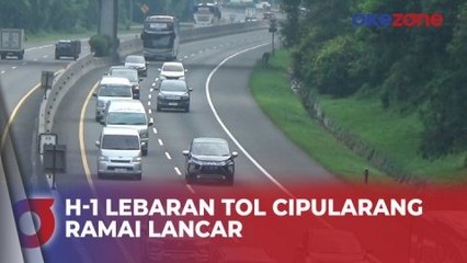 H-1 Lebaran 2024, Tol Cipularang Terpantau Ramai Lancar