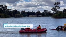 SES water raft moves person after car goes into Lake Weeroona