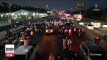 Vecinos de Ecatepec cerraron la autopista México-Pachuca para exigir mayor seguridad