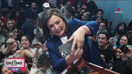 Xóchitl Gálvez habló, escuchó y respondió preguntas de estudiantes de la Universidad Iberoamericana