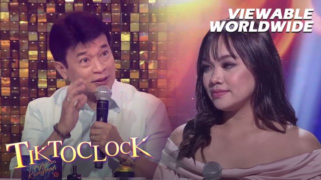 TiktoClock: Renz Verano, paborito ang STAGE PRESENCE ni Diana Rose Opinio!