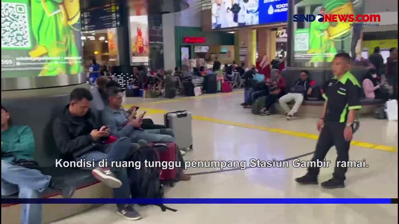 Sebanyak 19.324 Pemudik Berangkat dari Stasiun Gambir Hari Ini