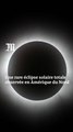 Une rare éclipse solaire totale observée en Amérique du Nord