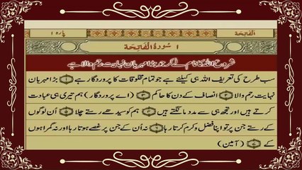 Quran Para 1 in Urdu - HD Translation by Fateh Muhammad Jalandri 📖
