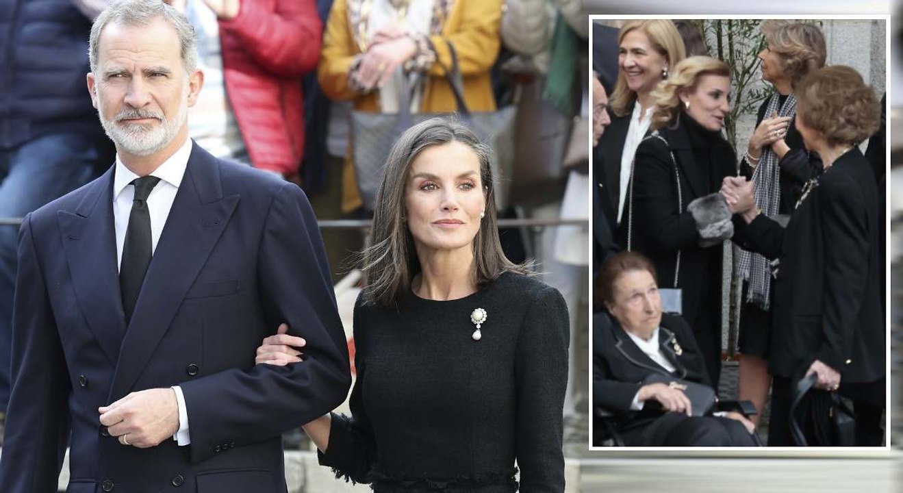 Los reyes Felipe y Letizia, junto al Rey Juan Carlos, recuerdan a Fernando Gómez Acebo