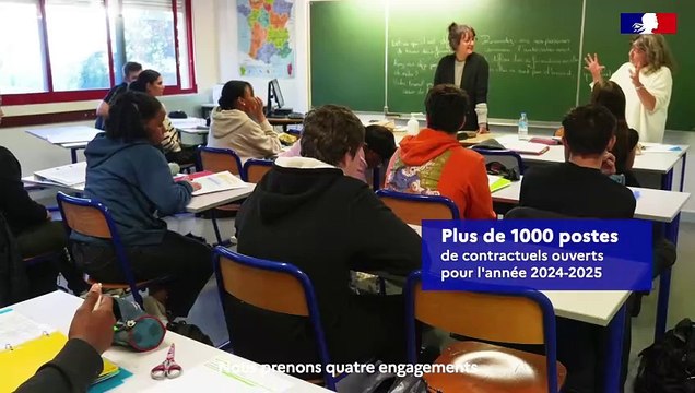 Recrutement des contractuels enseignants du second degré