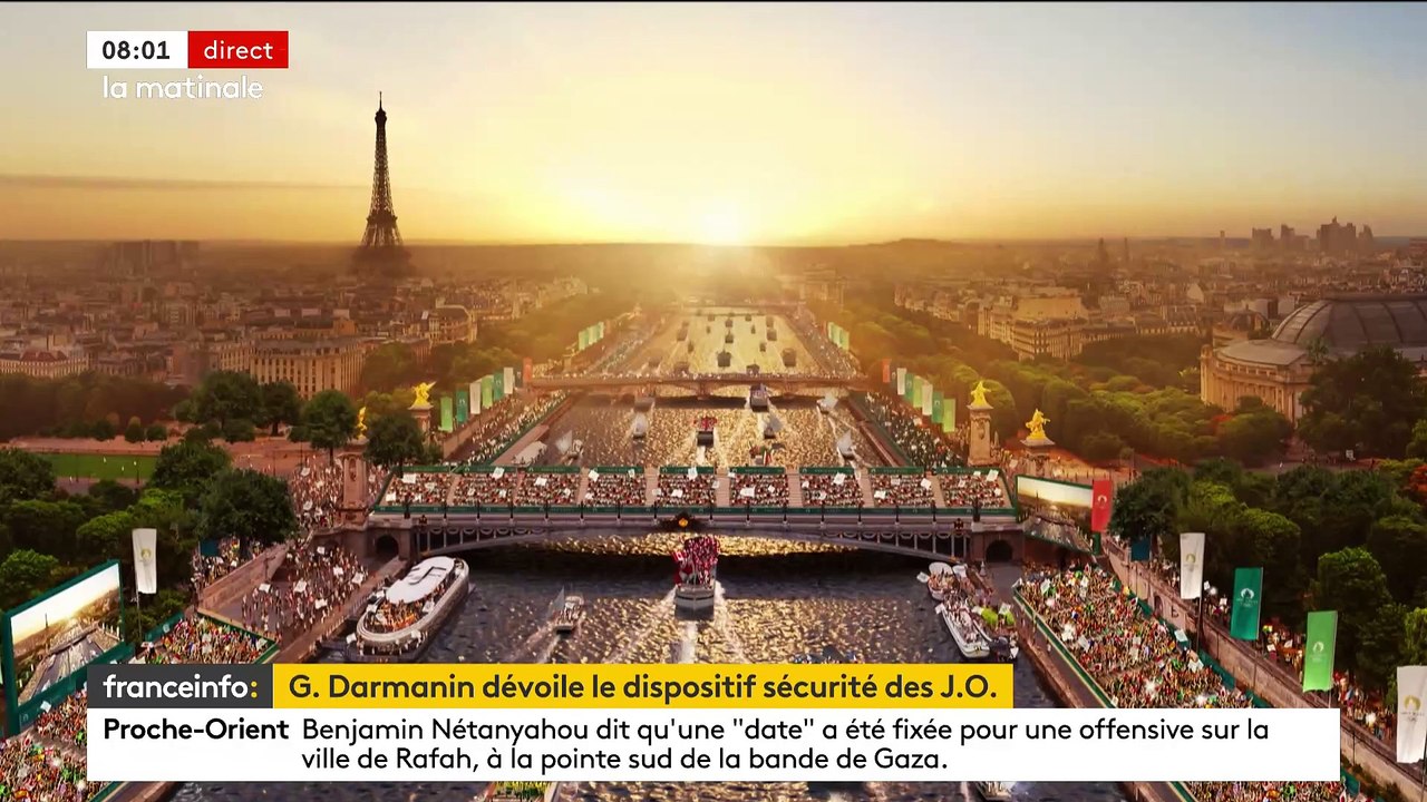 Maintenir la cérémonie d’ouverture des JO-2024 sur la Seine reste une "bonne idée" malgré le contexte de menace élevée d’attentat, déclare le ministre de l’Intérieur Gérald Darmanin - VIDEO