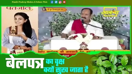बेलपत्र का वृक्ष क्यों सुख जाता है - Pandit Pradeep Ji Mishra Sehore Wale