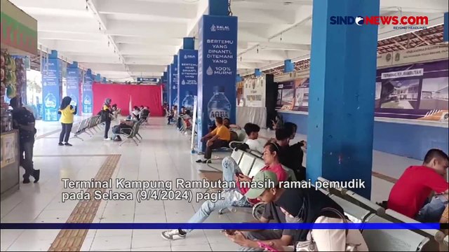 Arus Mudik di Terminal Kampung Rambutan dan Terminal Bayangan Pasar Rebo Masih