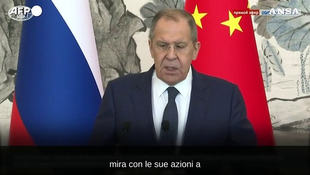 Lavrov: Sanzioni illegali dell'Occidente non solo contro Mosca