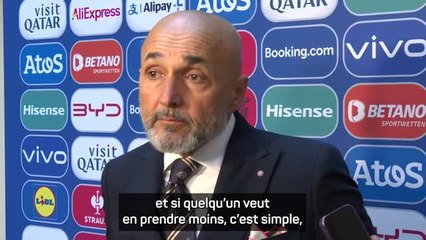 Italie - Spalletti : "Si certains veulent en prendre moins de 26, ils peuvent en laisser à la maison !"