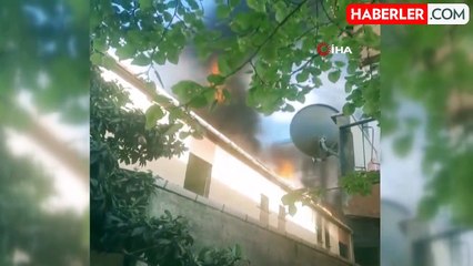 Kartal'da yangından korkan yaşlı adam kalp krizinden öldü