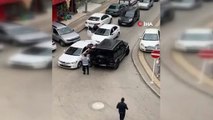 Bursa’da yol verme tartışması kamerada