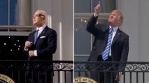 Biden mocks Trump with solar eclipse 2024 video in same spot where predecessor stared at sun