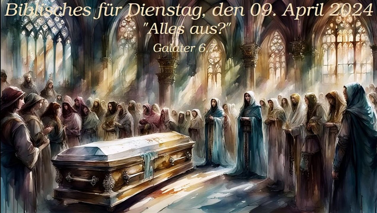 Biblisches für Dienstag, den 09. April 2024