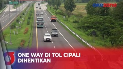 Sistem One Way di Tol Cipali, Jawa Barat Dihentikan
