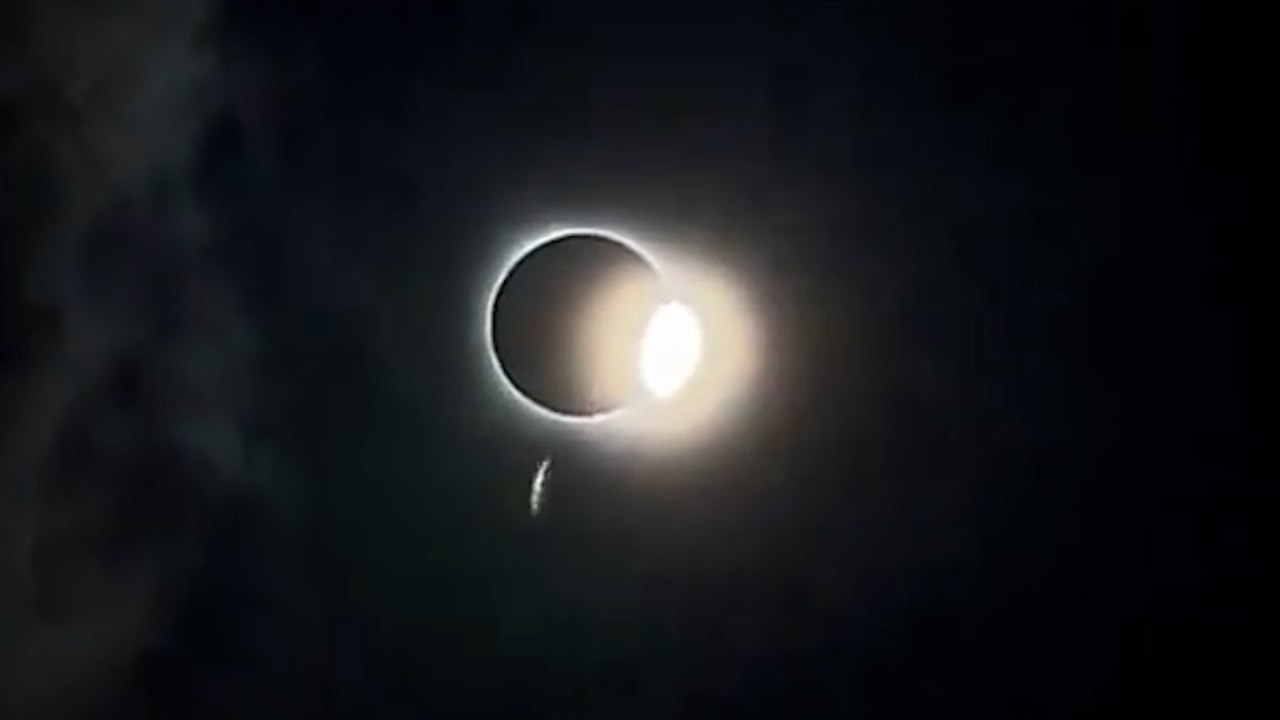 Video aus den USA und Kanada zeigt die totale Sonnenfinsternis